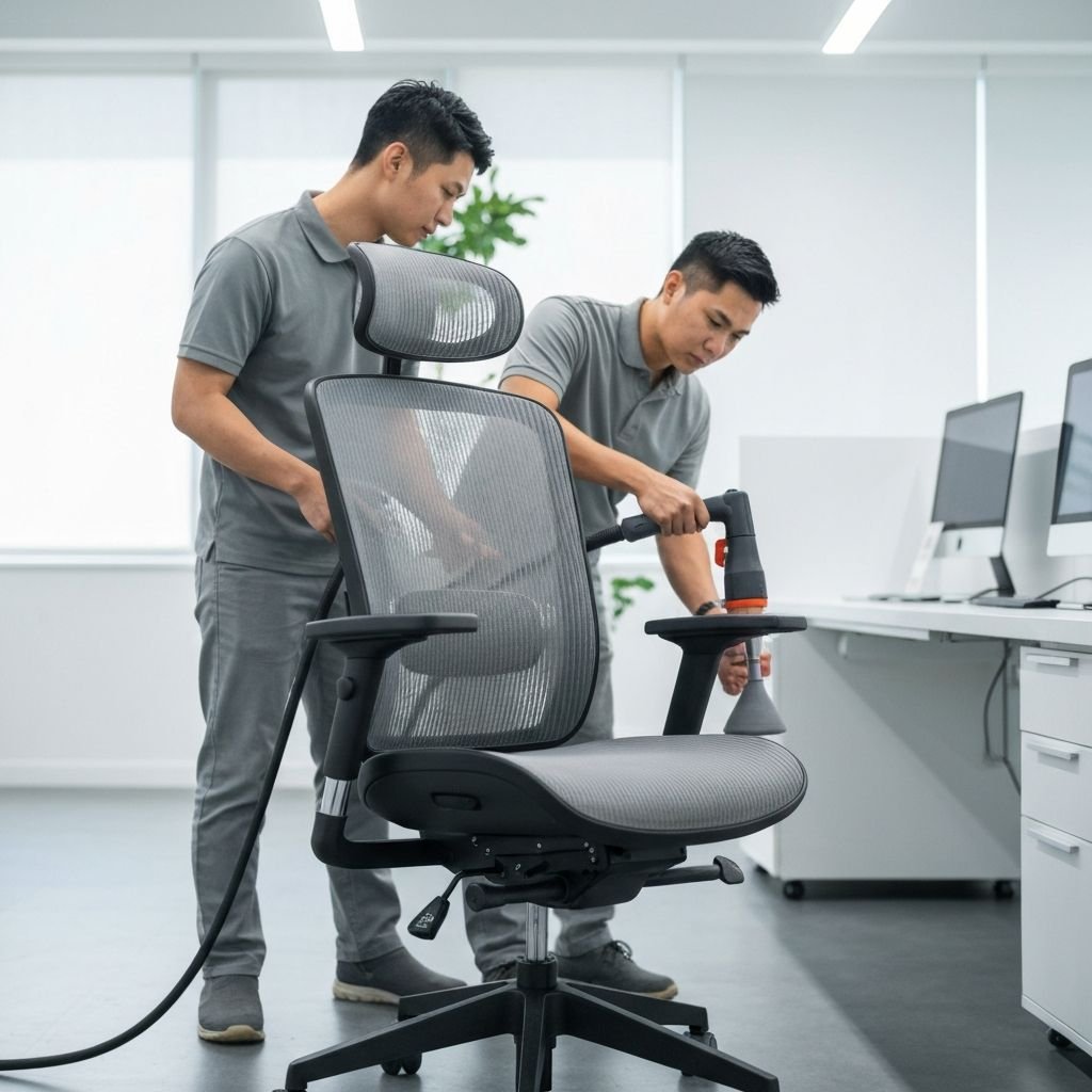 Professional chair cleaning service