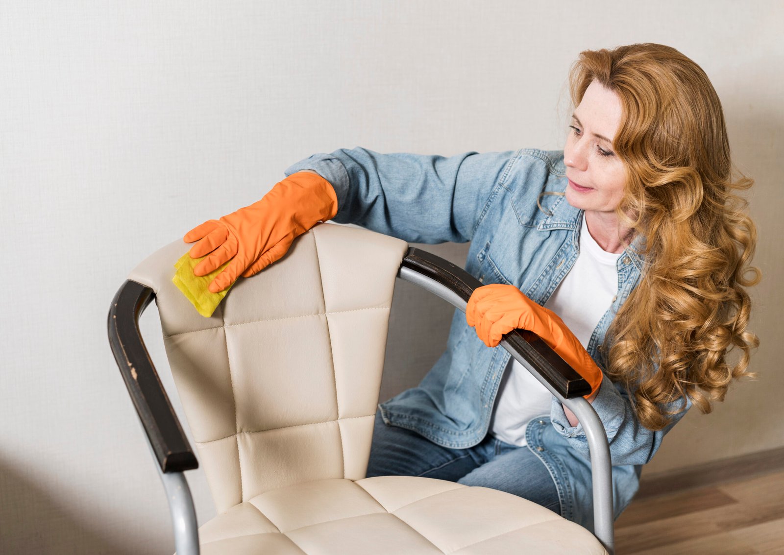 woman-cleaning-chair